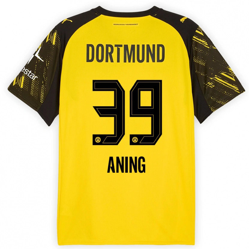 Danxen Damen Prince Aning #39 Gelb Schwarz Heimtrikot Trikot 2025/26 T-Shirt Österreich