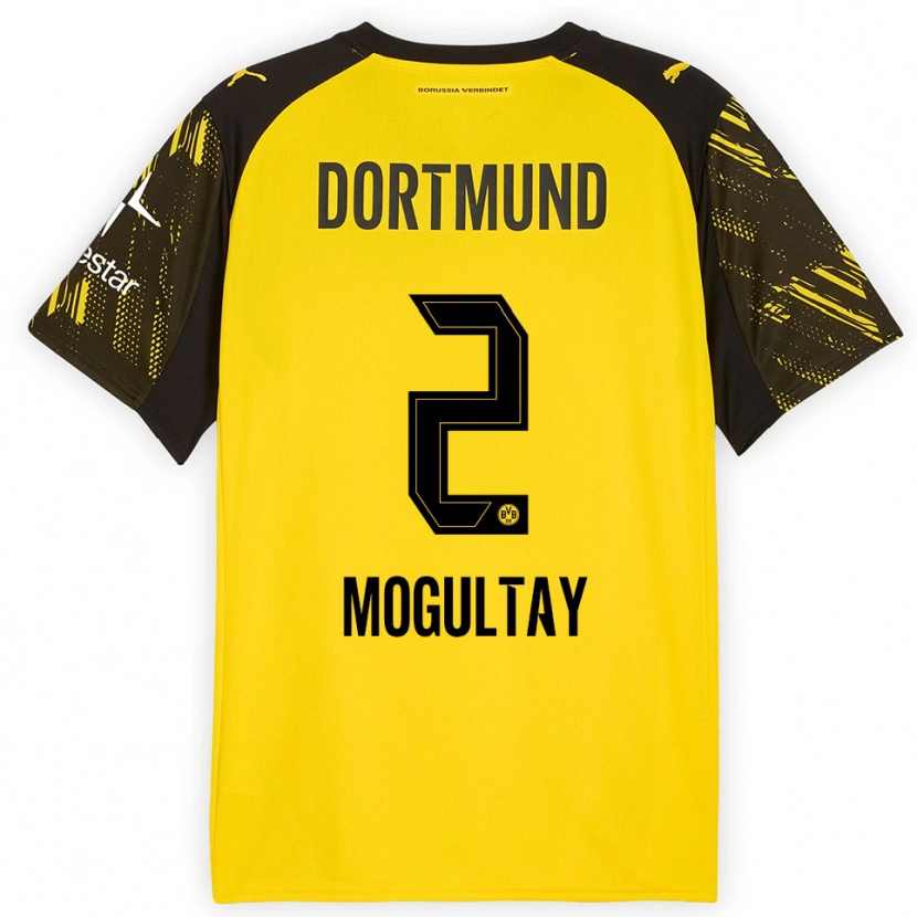 Danxen Damen Baran Mogultay #2 Gelb Schwarz Heimtrikot Trikot 2025/26 T-Shirt Österreich