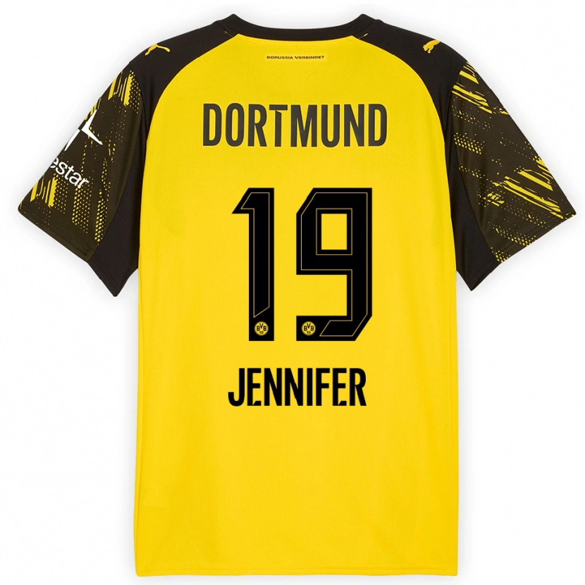 Danxen Damen Gutierrez Bermejo Jennifer #19 Gelb Schwarz Heimtrikot Trikot 2025/26 T-Shirt Österreich