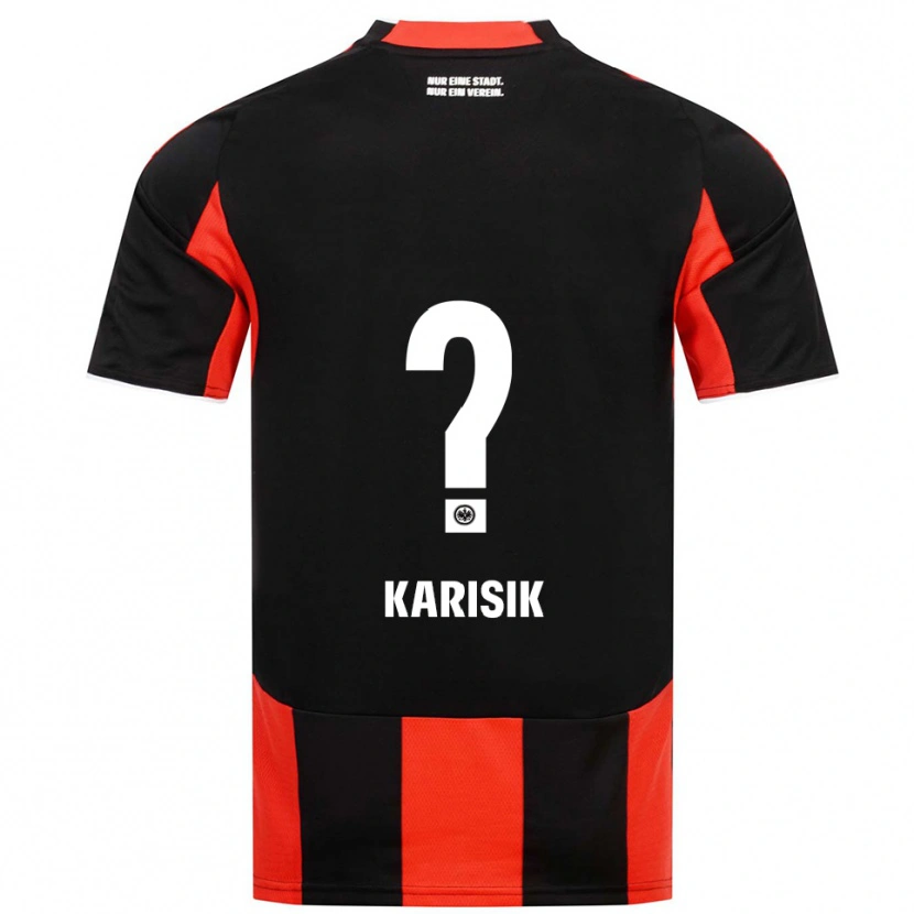 Danxen Damen Harun Karisik #0 Schwarz Rot Heimtrikot Trikot 2025/26 T-Shirt Österreich