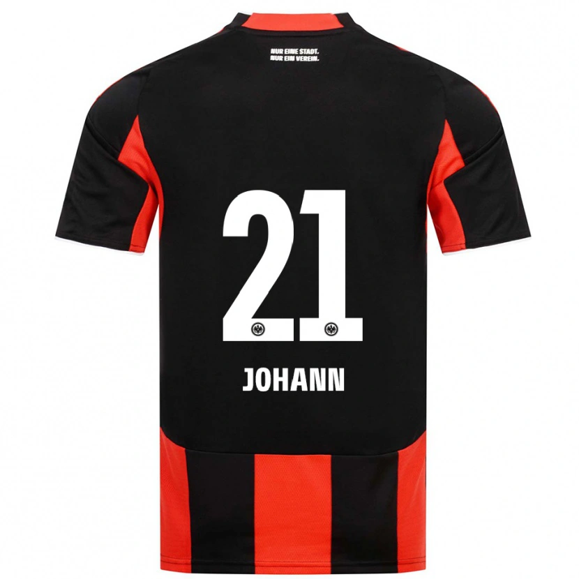 Danxen Damen Hannah Johann #21 Schwarz Rot Heimtrikot Trikot 2025/26 T-Shirt Österreich