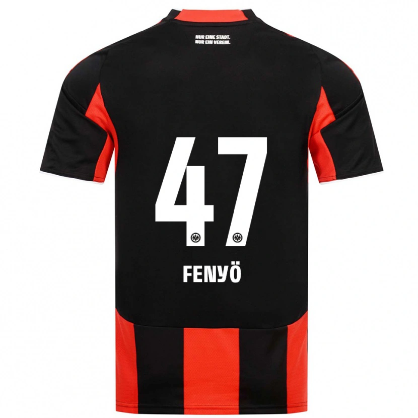 Danxen Damen Noah Fenyö #47 Schwarz Rot Heimtrikot Trikot 2025/26 T-Shirt Österreich