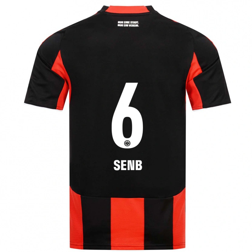 Danxen Damen Elisa Senß #6 Schwarz Rot Heimtrikot Trikot 2025/26 T-Shirt Österreich