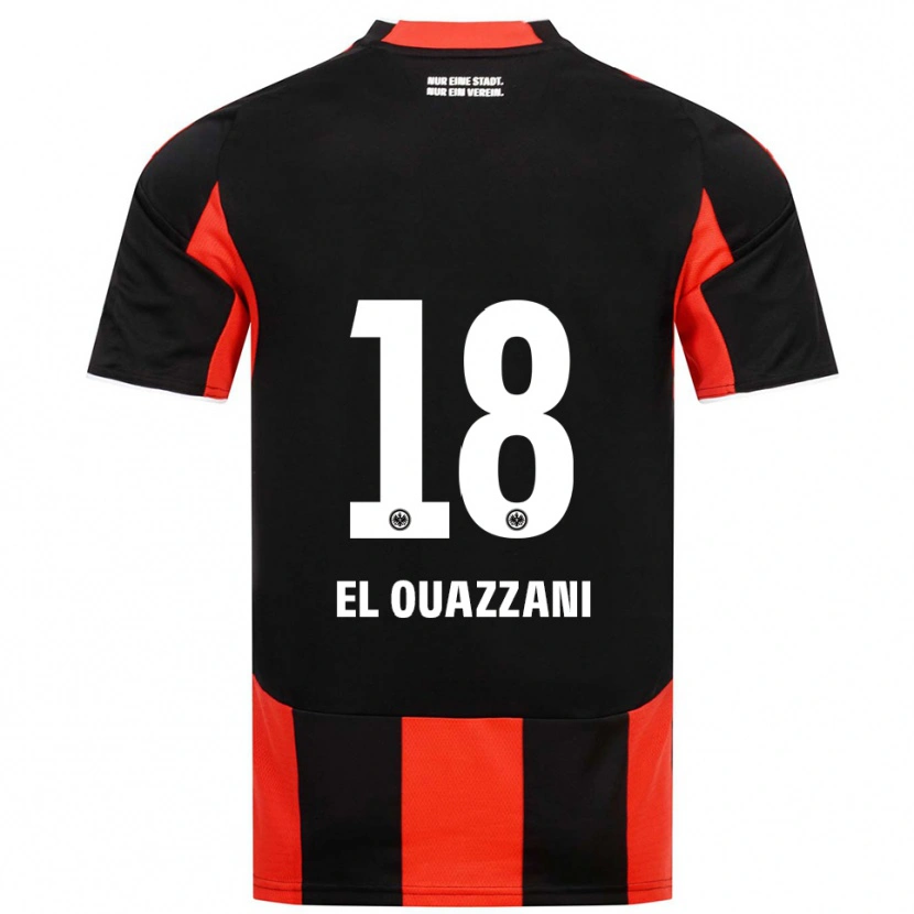 Danxen Damen Nadir El Ouazzani #18 Schwarz Rot Heimtrikot Trikot 2025/26 T-Shirt Österreich