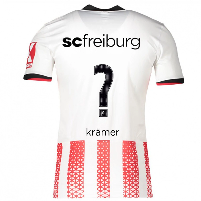 Danxen Damen Jannis Krämer #0 Weiß Rot Heimtrikot Trikot 2025/26 T-Shirt Österreich