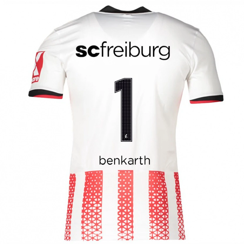 Danxen Damen Laura Benkarth #1 Weiß Rot Heimtrikot Trikot 2025/26 T-Shirt Österreich