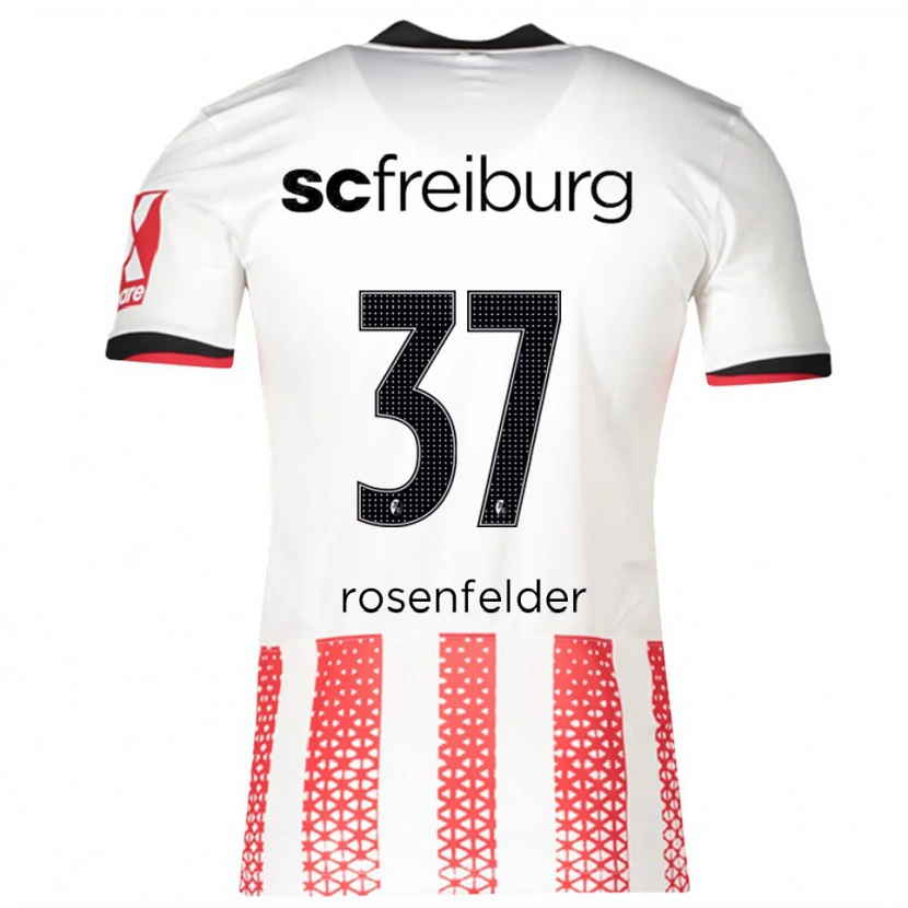 Danxen Damen Max Rosenfelder #37 Weiß Rot Heimtrikot Trikot 2025/26 T-Shirt Österreich