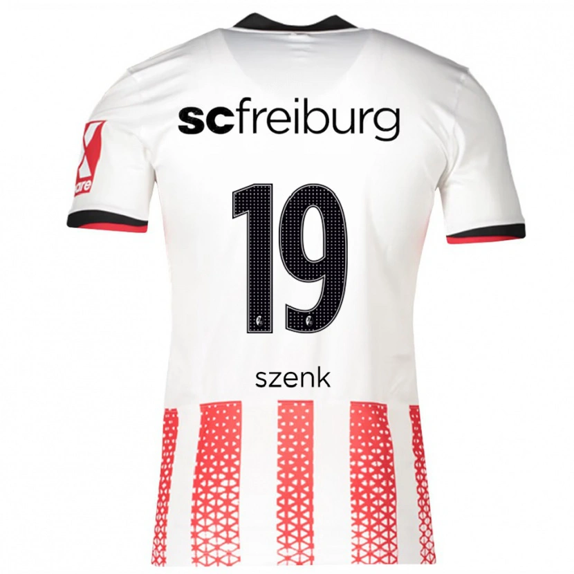 Danxen Damen Nia Szenk #19 Weiß Rot Heimtrikot Trikot 2025/26 T-Shirt Österreich