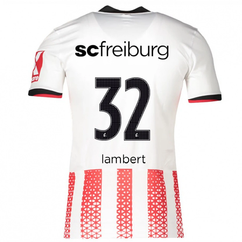 Danxen Damen Gabrielle Lambert #32 Weiß Rot Heimtrikot Trikot 2025/26 T-Shirt Österreich