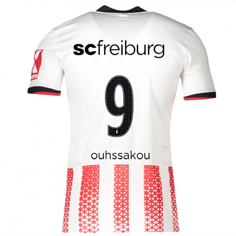 Danxen Damen Essad Ouhssakou #9 Weiß Rot Heimtrikot Trikot 2025/26 T-Shirt Österreich