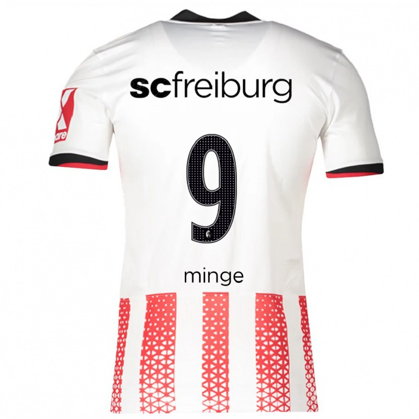 Danxen Damen Janina Minge #9 Weiß Rot Heimtrikot Trikot 2025/26 T-Shirt Österreich