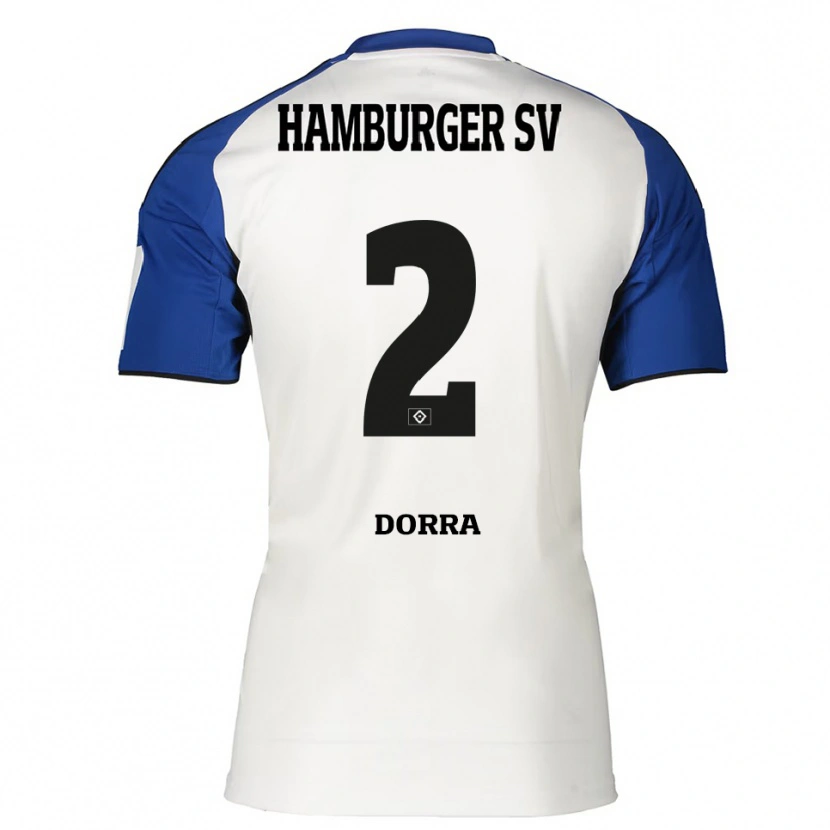 Danxen Damen Raphael Dorra #2 Weiß Blau Heimtrikot Trikot 2025/26 T-Shirt Österreich