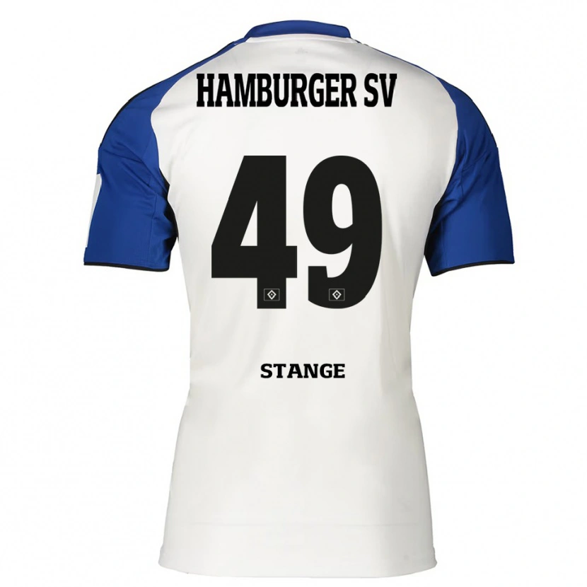 Danxen Damen Otto Stange #49 Weiß Blau Heimtrikot Trikot 2025/26 T-Shirt Österreich