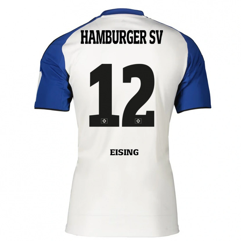 Danxen Damen Luis Eising #12 Weiß Blau Heimtrikot Trikot 2025/26 T-Shirt Österreich
