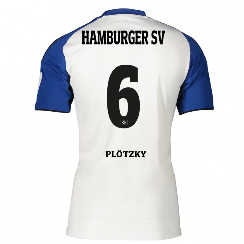 Danxen Damen Lennart Plötzky #6 Weiß Blau Heimtrikot Trikot 2025/26 T-Shirt Österreich