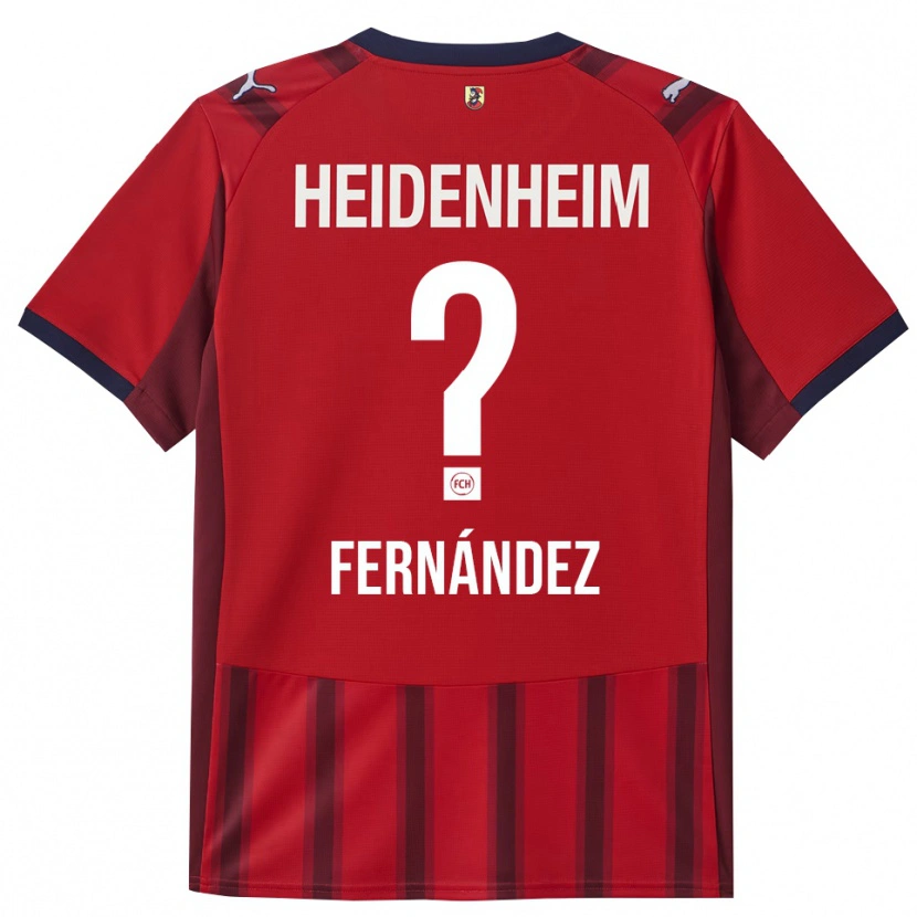 Danxen Damen Leon Fernandez #0 Rot Marineblau Heimtrikot Trikot 2025/26 T-Shirt Österreich