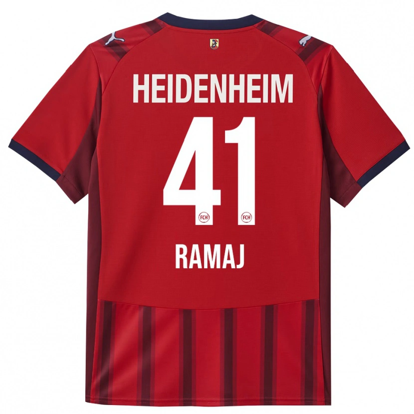 Danxen Damen Diant Ramaj #41 Rot Marineblau Heimtrikot Trikot 2025/26 T-Shirt Österreich