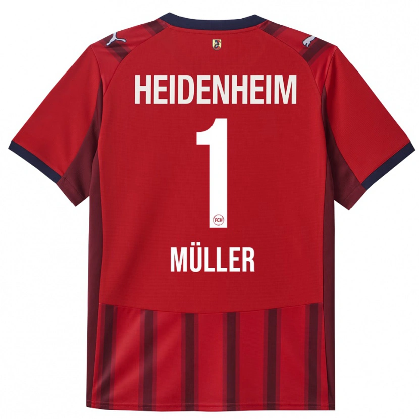 Danxen Damen Kevin Müller #1 Rot Marineblau Heimtrikot Trikot 2025/26 T-Shirt Österreich
