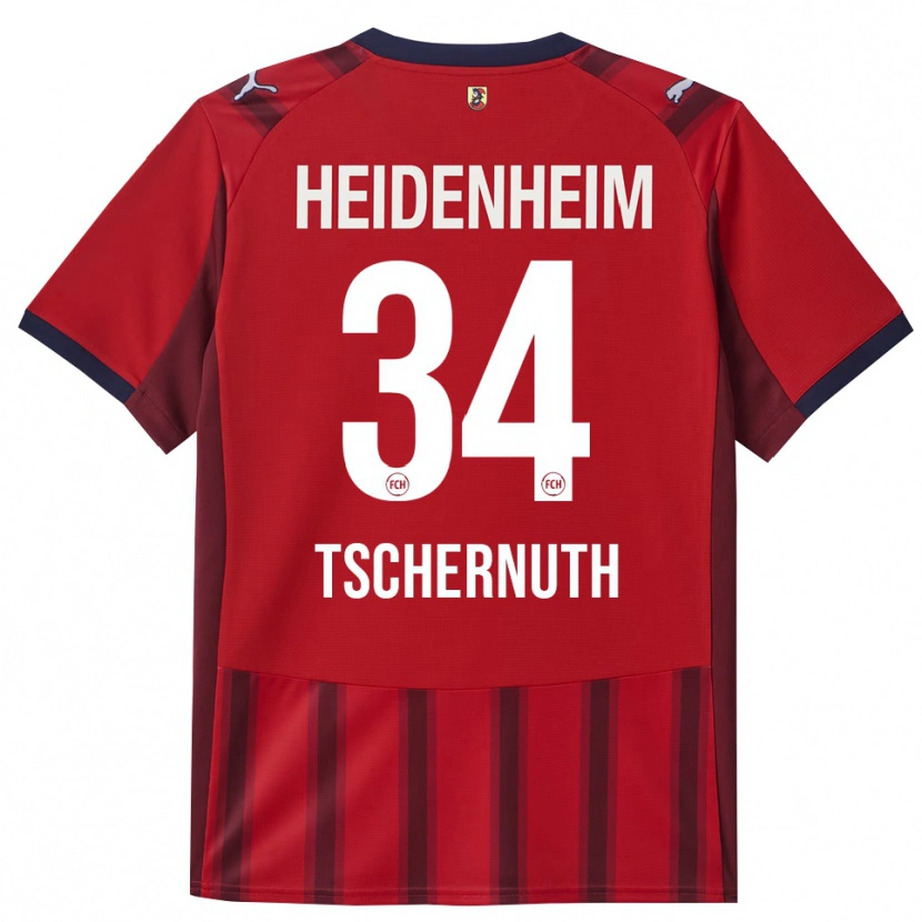 Danxen Damen Paul Tschernuth #34 Rot Marineblau Heimtrikot Trikot 2025/26 T-Shirt Österreich