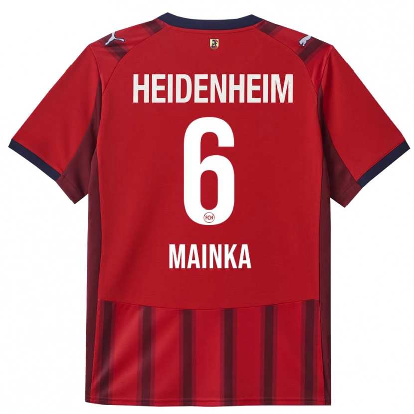 Danxen Damen Patrick Mainka #6 Rot Marineblau Heimtrikot Trikot 2025/26 T-Shirt Österreich