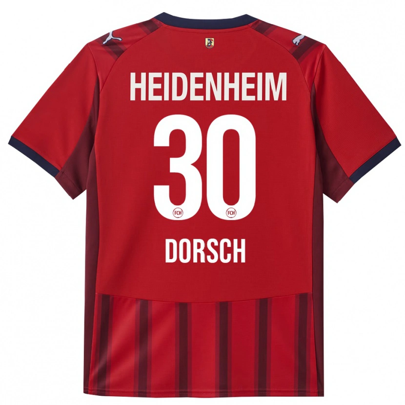 Danxen Damen Niklas Dorsch #30 Rot Marineblau Heimtrikot Trikot 2025/26 T-Shirt Österreich