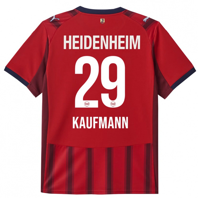 Danxen Damen Mikkel Kaufmann #29 Rot Marineblau Heimtrikot Trikot 2025/26 T-Shirt Österreich