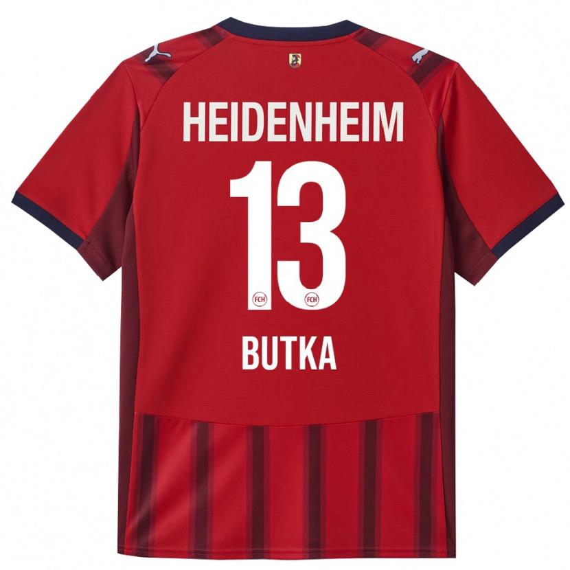 Danxen Damen Luka-Viktor Butka #13 Rot Marineblau Heimtrikot Trikot 2025/26 T-Shirt Österreich