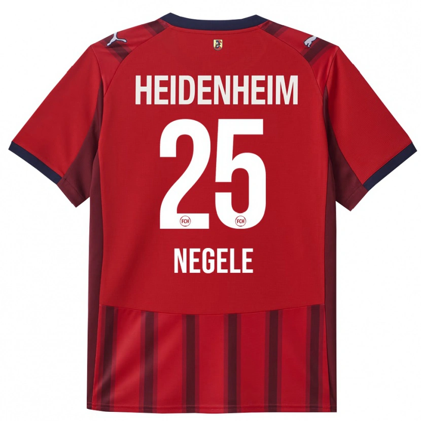 Danxen Damen Christopher Negele #25 Rot Marineblau Heimtrikot Trikot 2025/26 T-Shirt Österreich