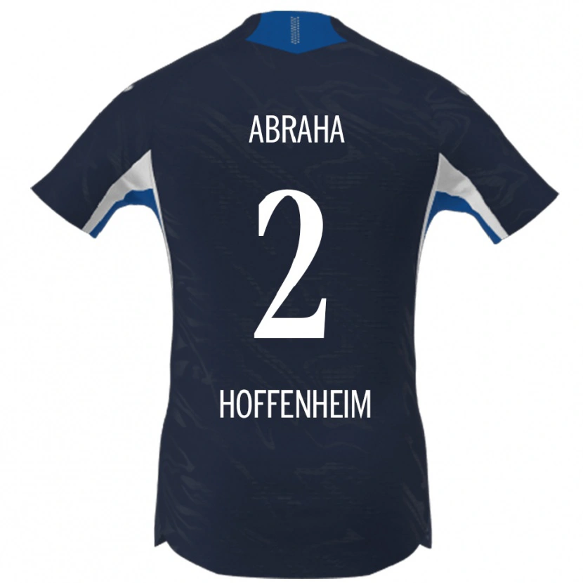 Danxen Damen Natnael Abraha #2 Marineblau Weiß Heimtrikot Trikot 2025/26 T-Shirt Österreich