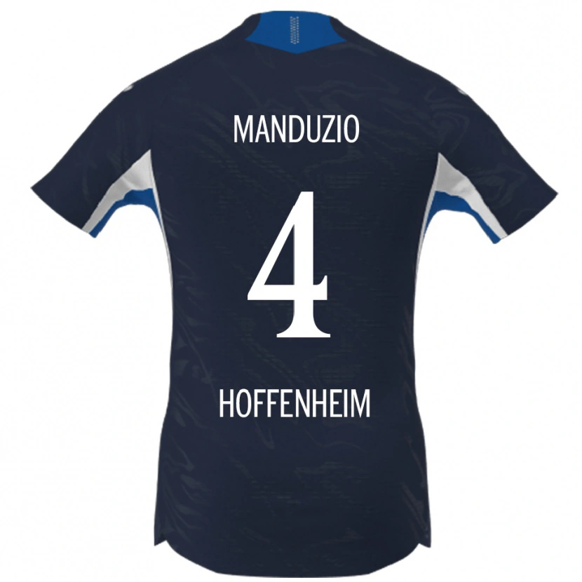 Danxen Damen Mattia Manduzio #4 Marineblau Weiß Heimtrikot Trikot 2025/26 T-Shirt Österreich