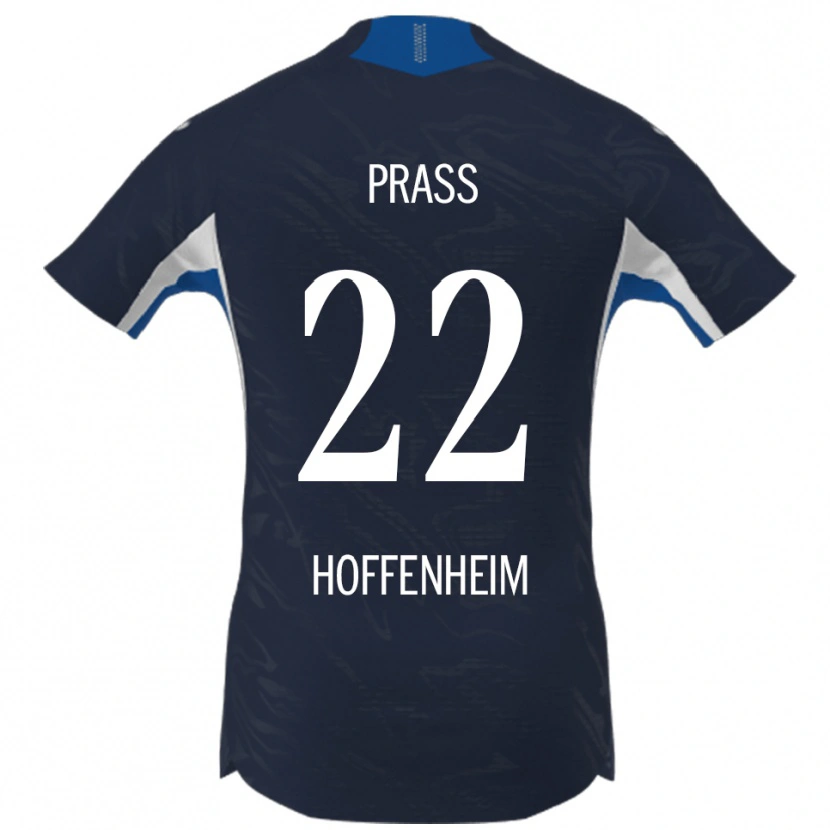 Danxen Damen Alexander Prass #22 Marineblau Weiß Heimtrikot Trikot 2025/26 T-Shirt Österreich