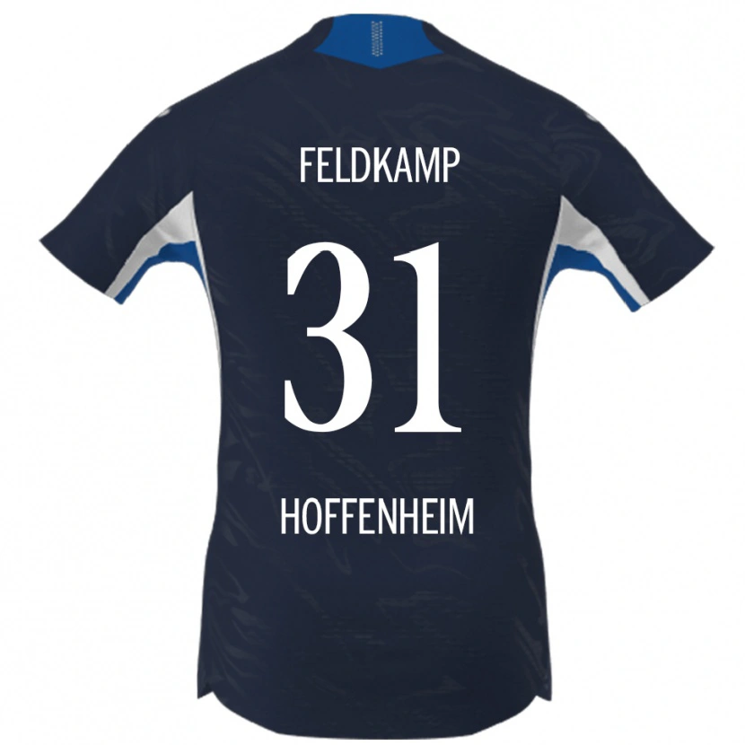 Danxen Damen Jana Feldkamp #31 Marineblau Weiß Heimtrikot Trikot 2025/26 T-Shirt Österreich