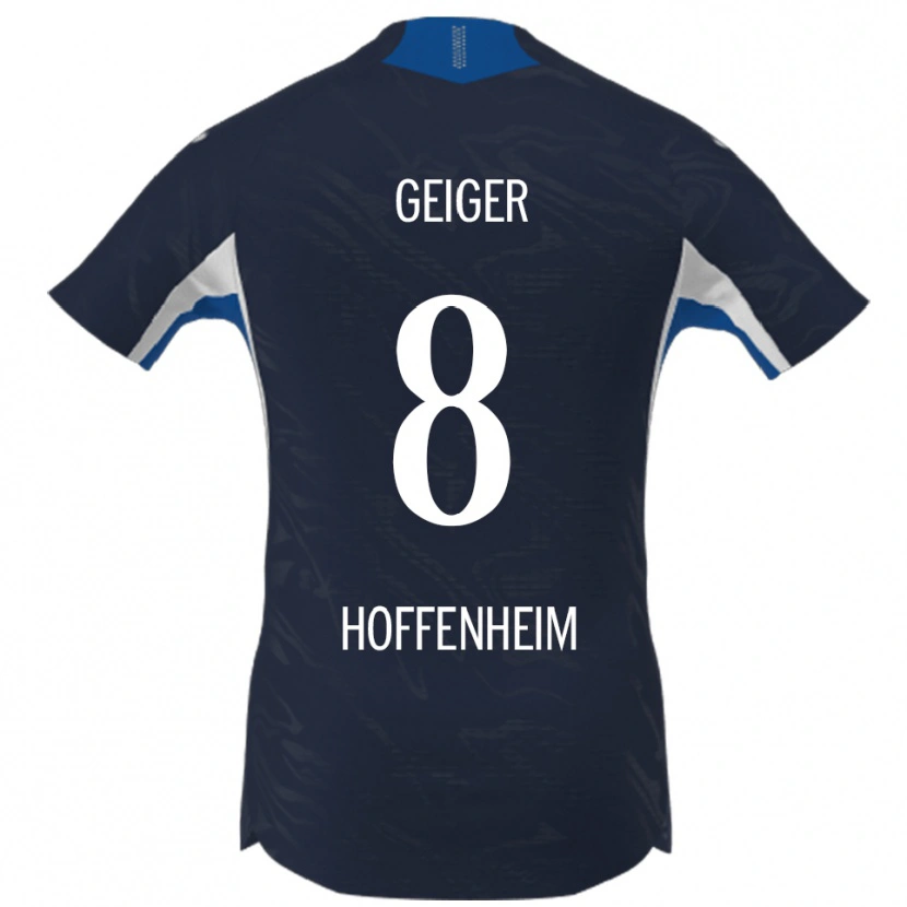 Danxen Damen Dennis Geiger #8 Marineblau Weiß Heimtrikot Trikot 2025/26 T-Shirt Österreich