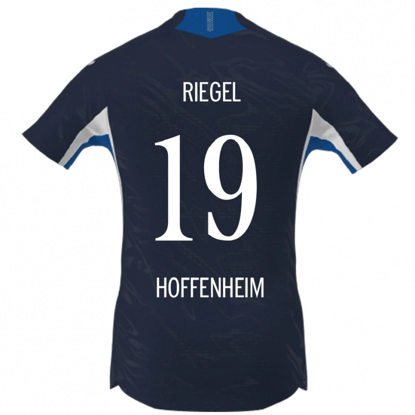 Danxen Damen Adrian Riegel #19 Marineblau Weiß Heimtrikot Trikot 2025/26 T-Shirt Österreich