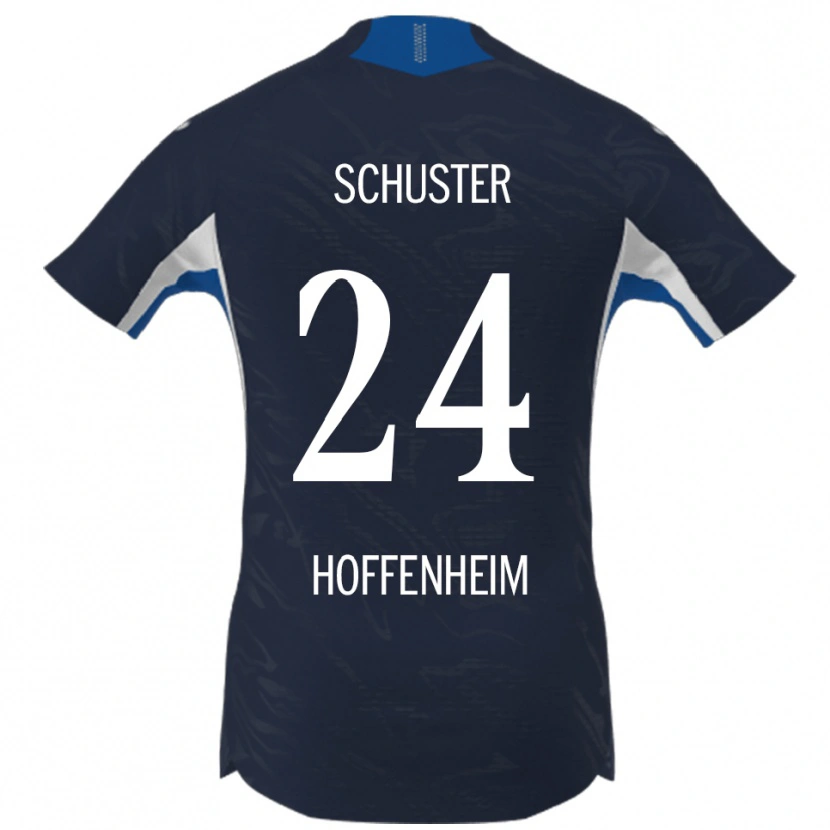 Danxen Damen Julian Schuster #24 Marineblau Weiß Heimtrikot Trikot 2025/26 T-Shirt Österreich
