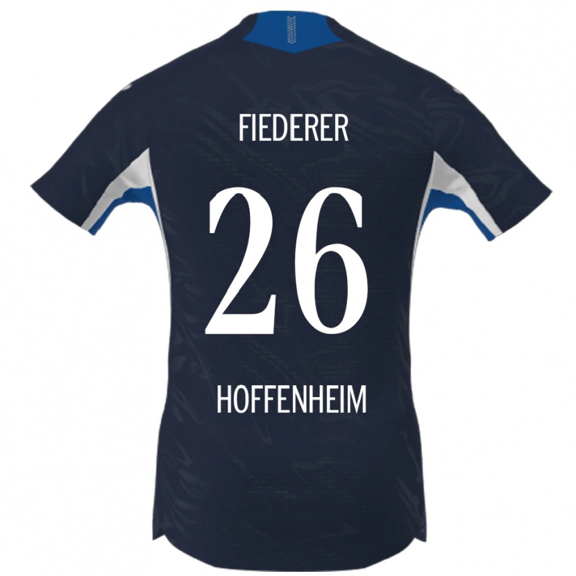 Danxen Damen Tom Fiederer #26 Marineblau Weiß Heimtrikot Trikot 2025/26 T-Shirt Österreich