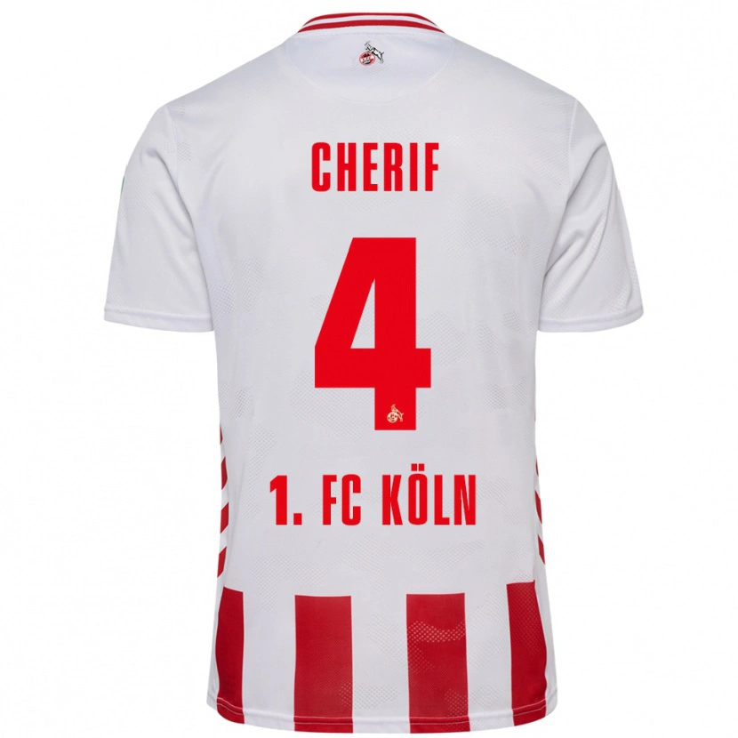 Danxen Damen Hamed Cherif #4 Weiß Rot Heimtrikot Trikot 2025/26 T-Shirt Österreich