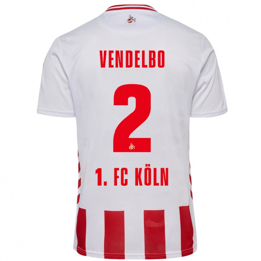 Danxen Damen Sofie Vendelbo #2 Weiß Rot Heimtrikot Trikot 2025/26 T-Shirt Österreich