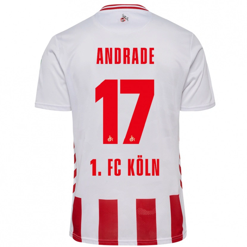 Danxen Damen Lydia Andrade #17 Weiß Rot Heimtrikot Trikot 2025/26 T-Shirt Österreich