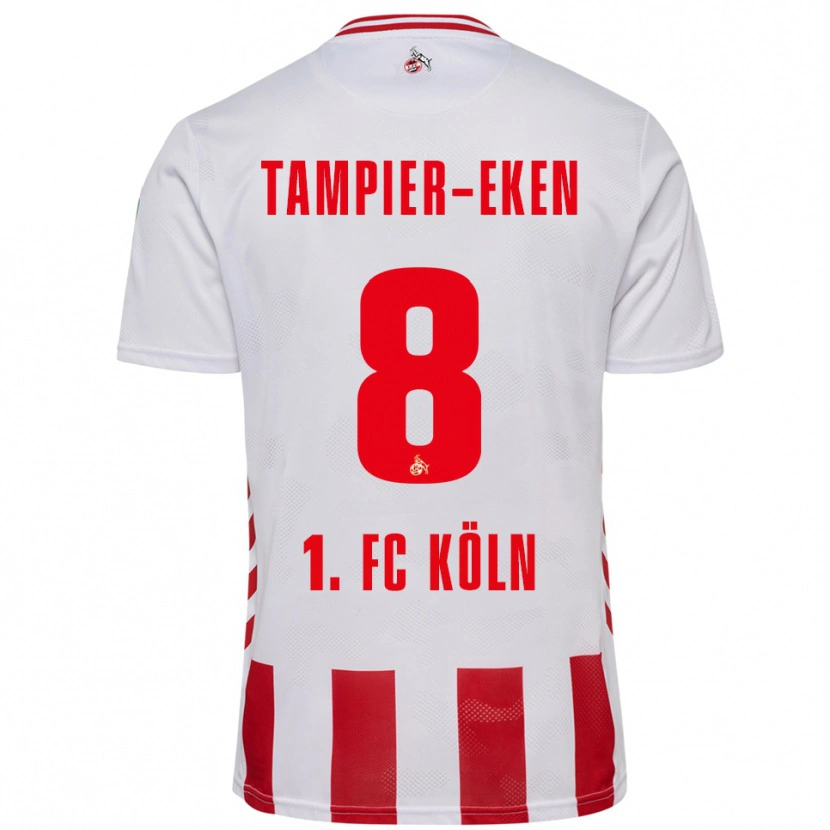 Danxen Damen Pierre Tampier-Eken #8 Weiß Rot Heimtrikot Trikot 2025/26 T-Shirt Österreich
