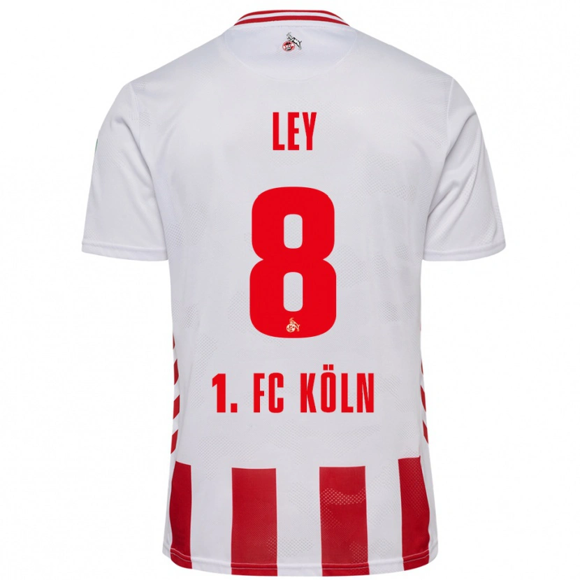 Danxen Damen Benjamin Ley #8 Weiß Rot Heimtrikot Trikot 2025/26 T-Shirt Österreich
