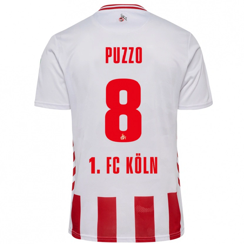 Danxen Damen Alessandro Puzzo #8 Weiß Rot Heimtrikot Trikot 2025/26 T-Shirt Österreich