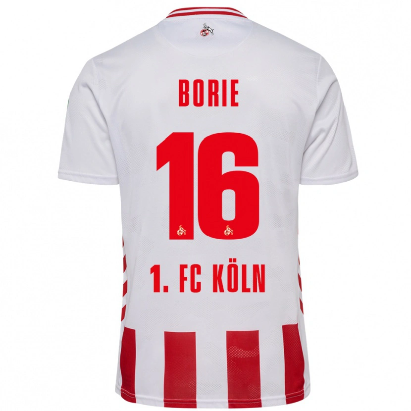 Danxen Damen Etienne Borie #16 Weiß Rot Heimtrikot Trikot 2025/26 T-Shirt Österreich
