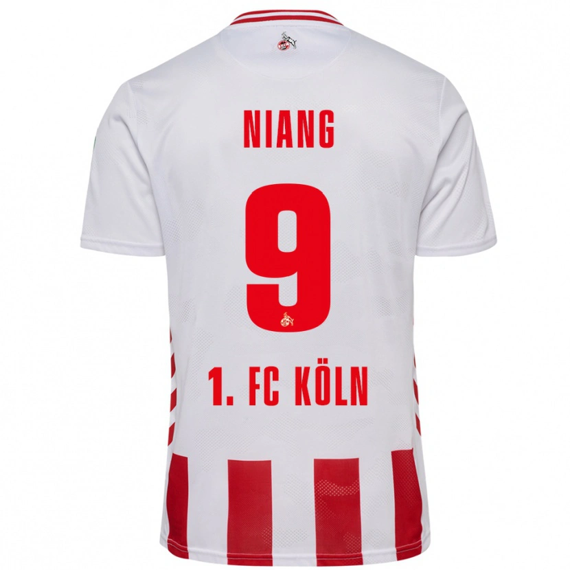 Danxen Damen Youssoupha Niang #9 Weiß Rot Heimtrikot Trikot 2025/26 T-Shirt Österreich