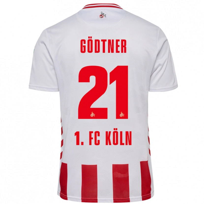 Danxen Damen Matteo Gödtner #21 Weiß Rot Heimtrikot Trikot 2025/26 T-Shirt Österreich