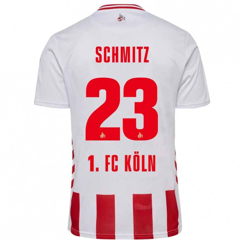 Danxen Damen Timo Schmitz #23 Weiß Rot Heimtrikot Trikot 2025/26 T-Shirt Österreich