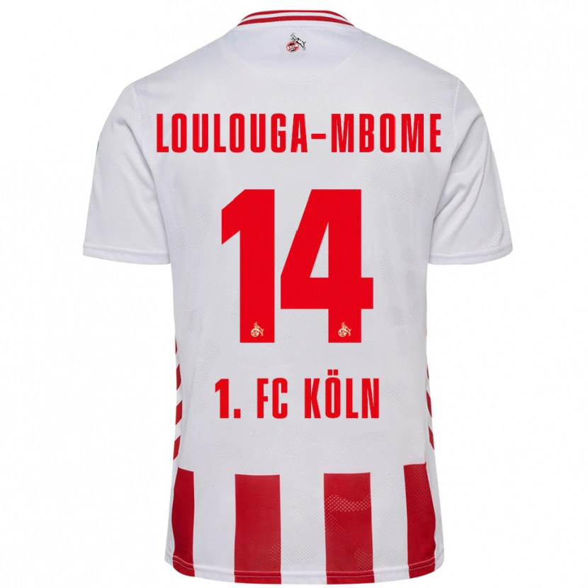 Danxen Damen Pascal Loulouga-Mbome #14 Weiß Rot Heimtrikot Trikot 2025/26 T-Shirt Österreich