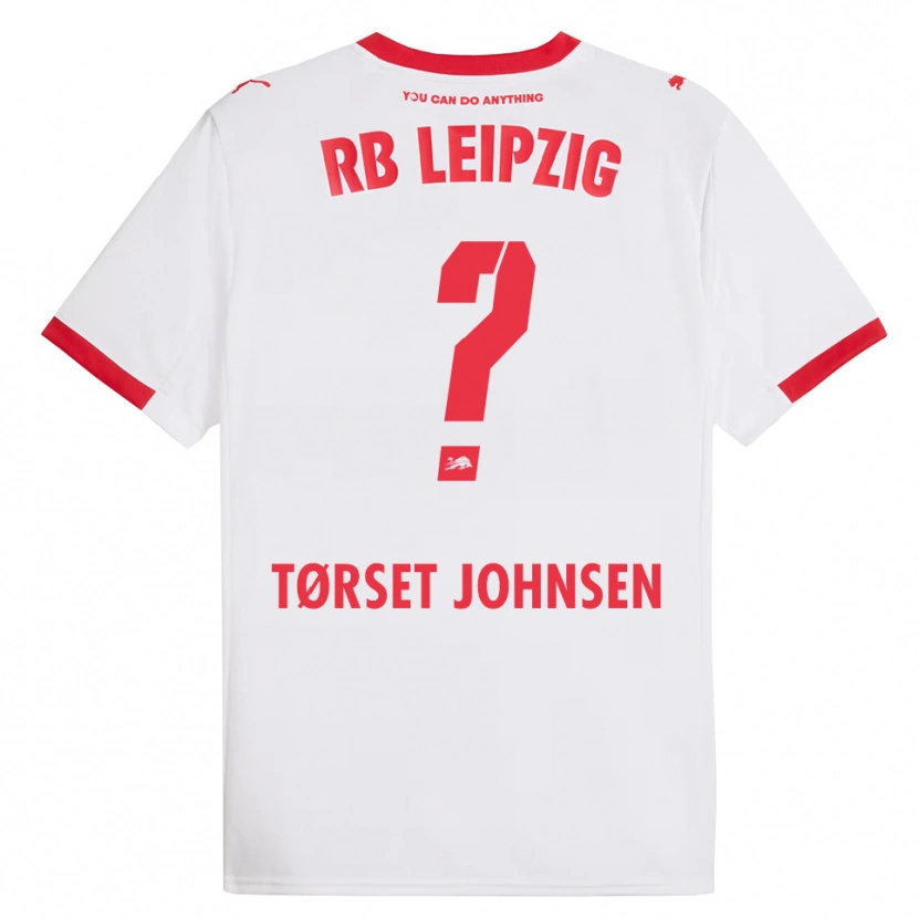 Danxen Damen Patrik Tørset Johnsen #0 Weiß Rot Heimtrikot Trikot 2025/26 T-Shirt Österreich