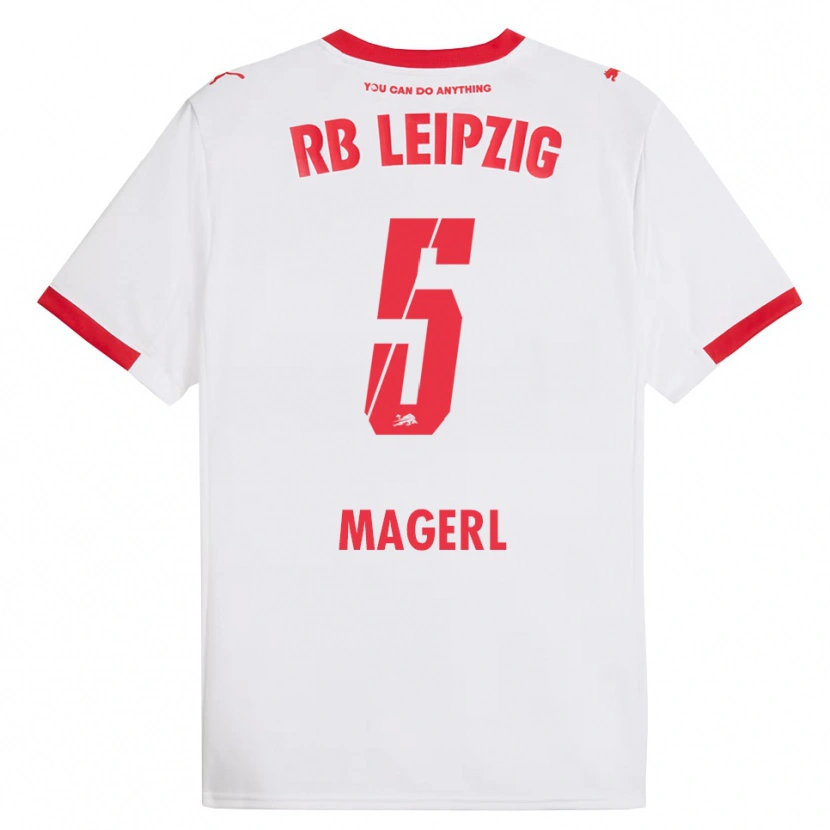 Danxen Damen Julia Magerl #5 Weiß Rot Heimtrikot Trikot 2025/26 T-Shirt Österreich