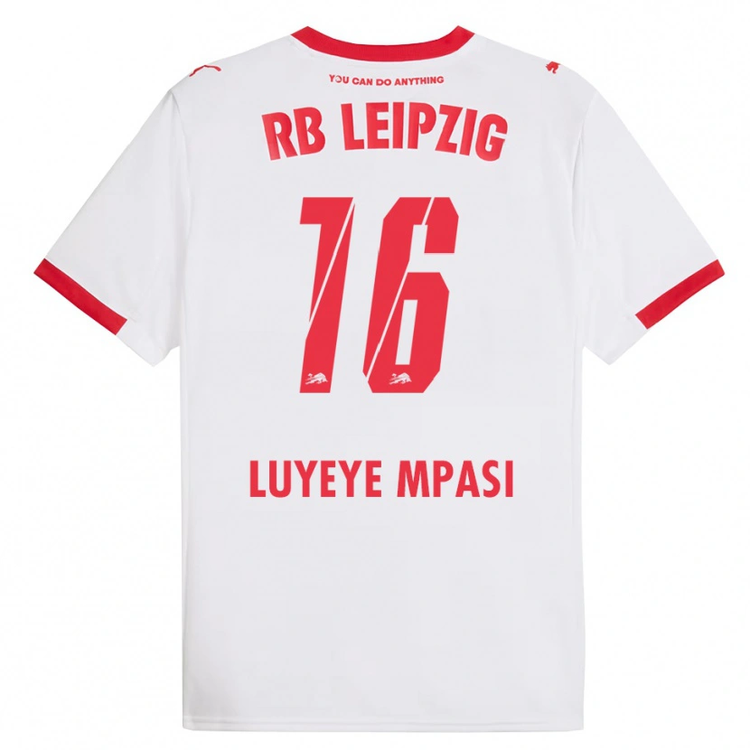 Danxen Damen Seal Luyeye Mpasi #16 Weiß Rot Heimtrikot Trikot 2025/26 T-Shirt Österreich